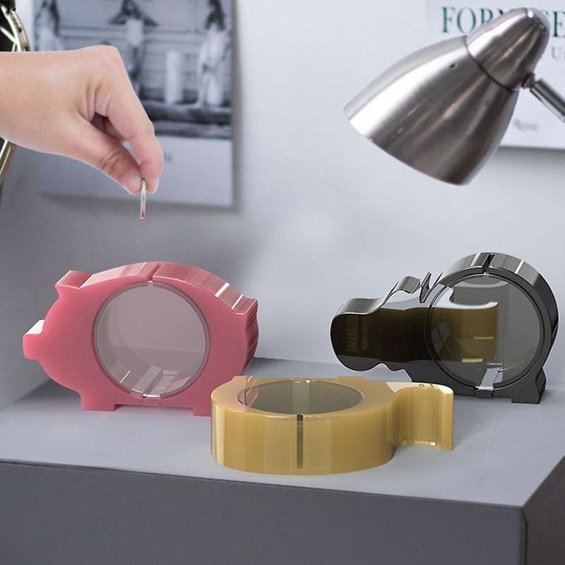 Piggy Bank Resin Molds Diy for Coin Bank Children Gift (hippo)