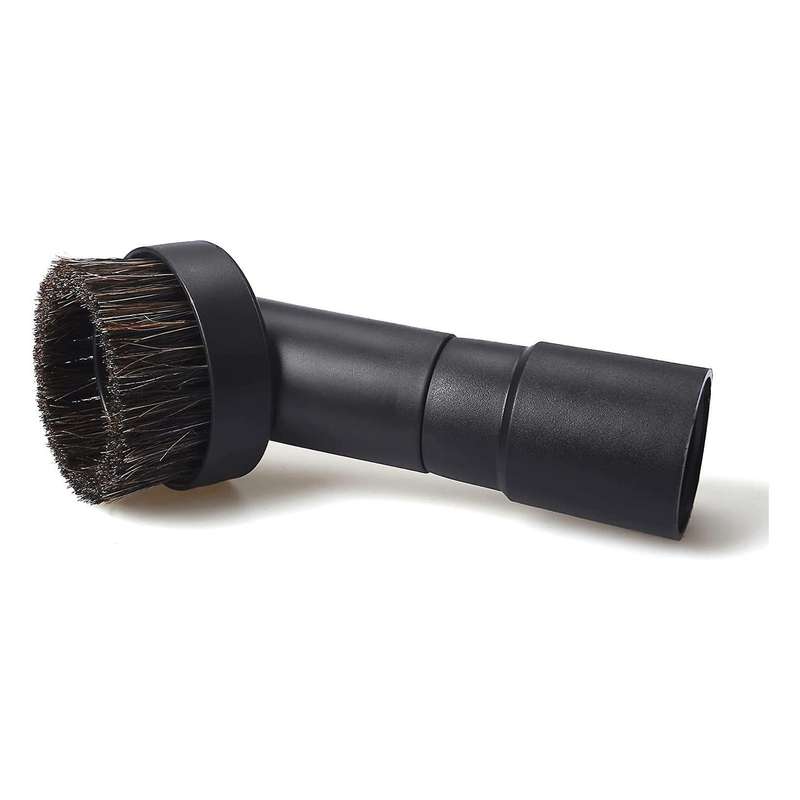 2 Pcs Vacuum Attachment Round Dust Brush Horse Hair Set Dust Suction