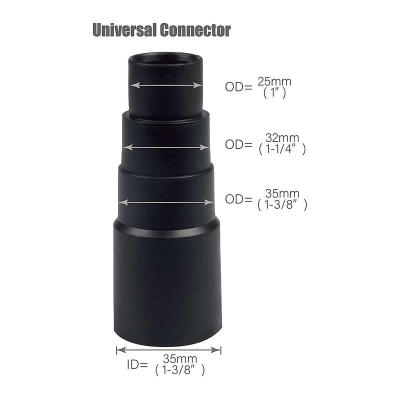 2 Pcs Vacuum Attachment Round Dust Brush Horse Hair Set Dust Suction