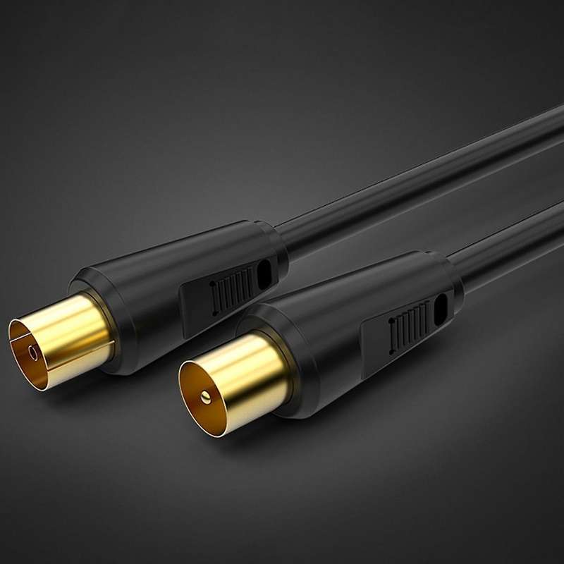Rf Tv Aerial Antenna Coaxial Cable Male to Female 75ohm 9.5mm