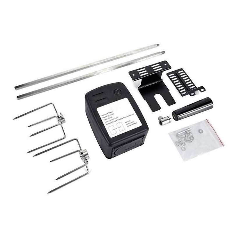 Electric Bbq Motor Metal Forks Grill for Outdoor Camping Cooking