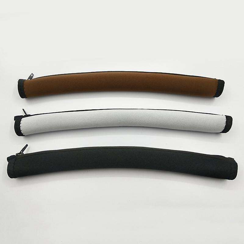 Headphone Sponge Leather Case Earmuffs Head Beam Protective Pad Black
