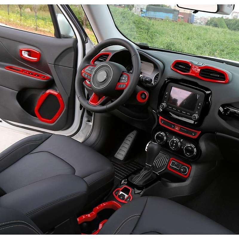 Air Conditioning Vent Interior for Jeep Renegade 2016-2018 (red)