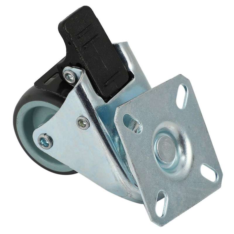 4 X Swivel Castor Wheels 50mm with Brake for Trolley Furniture