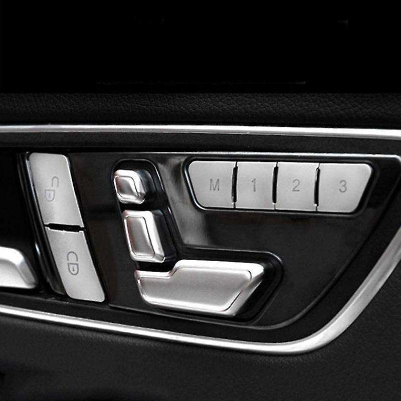 Car Styling Seat Adjust Memory 1 2 3 M Button Cover Sitckers