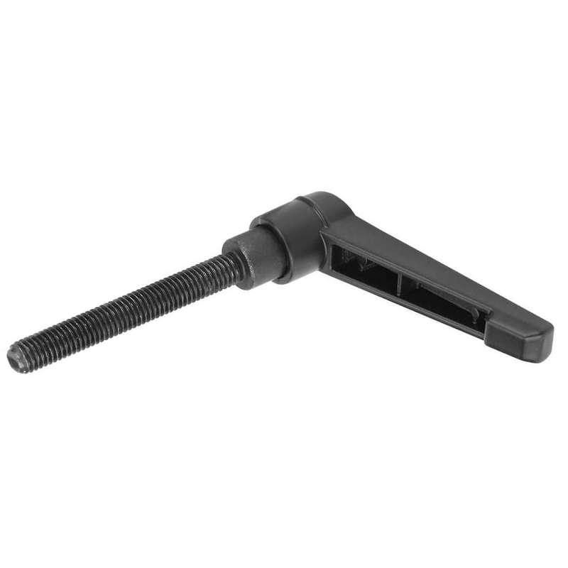 4 Pcs M8 Stainless Steel External Thread Handle, Black (40 Mm)