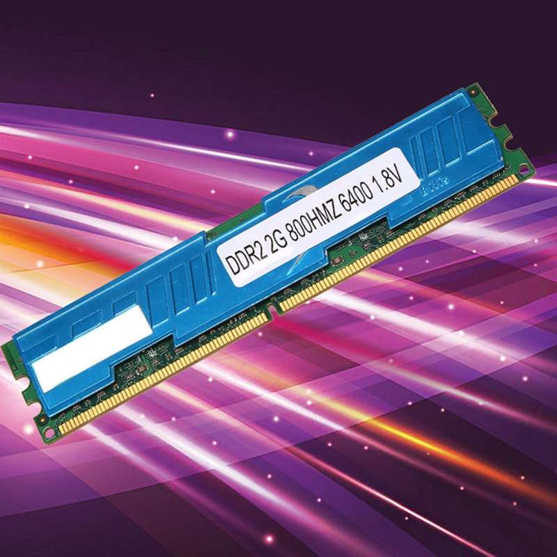 2gb Ddr2 Ram Memory 800mhz 1.8v for Intel Amd Desktop Memory Ram(a) Blue