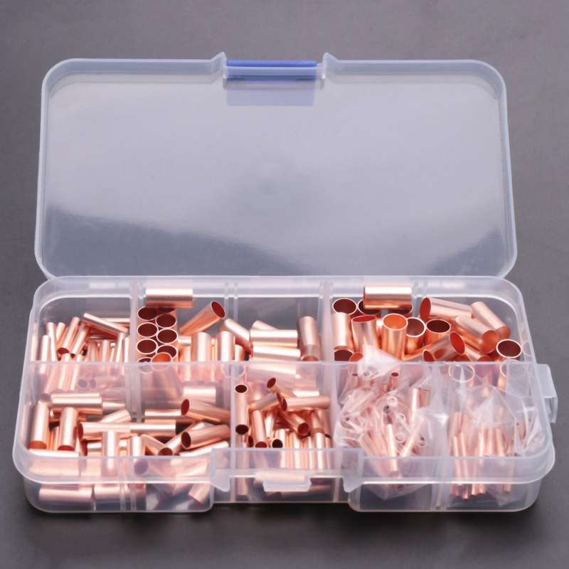 250pcs Small Copper Tube Combination Connecting Fitting Hardwares