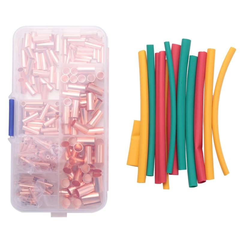 250pcs Small Copper Tube Combination Connecting Fitting Hardwares
