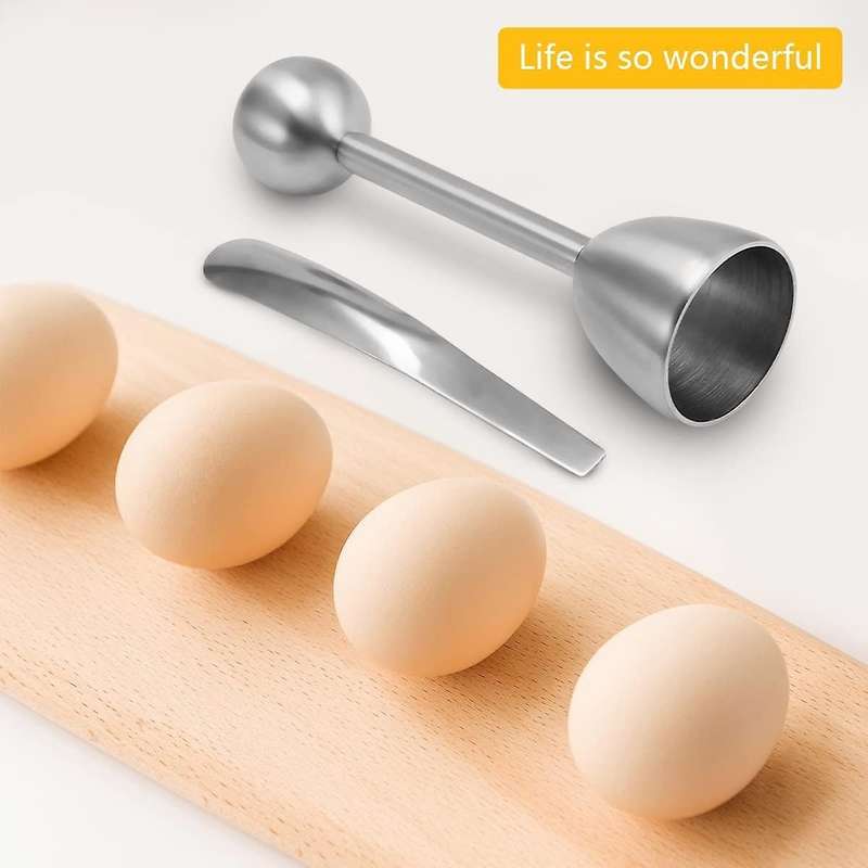 Egg Topper,egg Cutter,egg Cracker for Hard & Soft Boiled Eggs