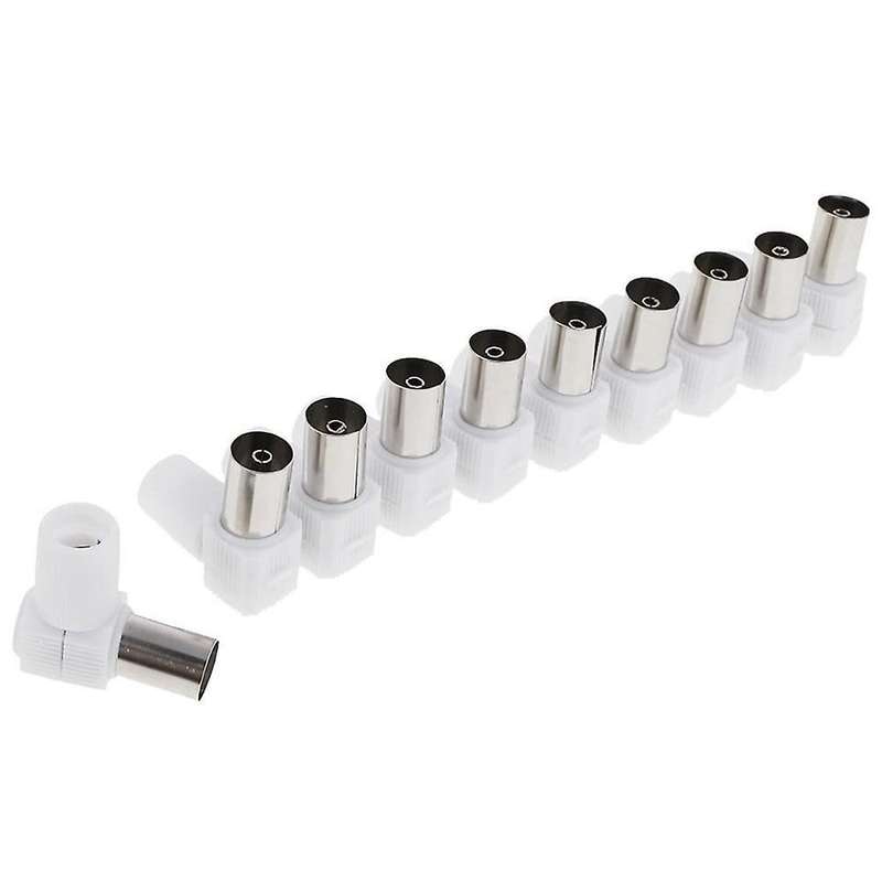 10pcs 9.5mm 90 Degree Bend Antenna Rf Male Connector