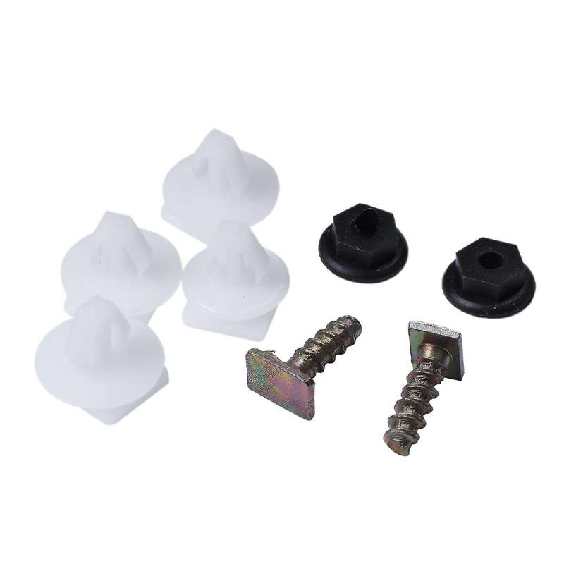 8pc Front Wheel Arch Plastic Metal Screw Nut Set for Vauxhall Corsa C