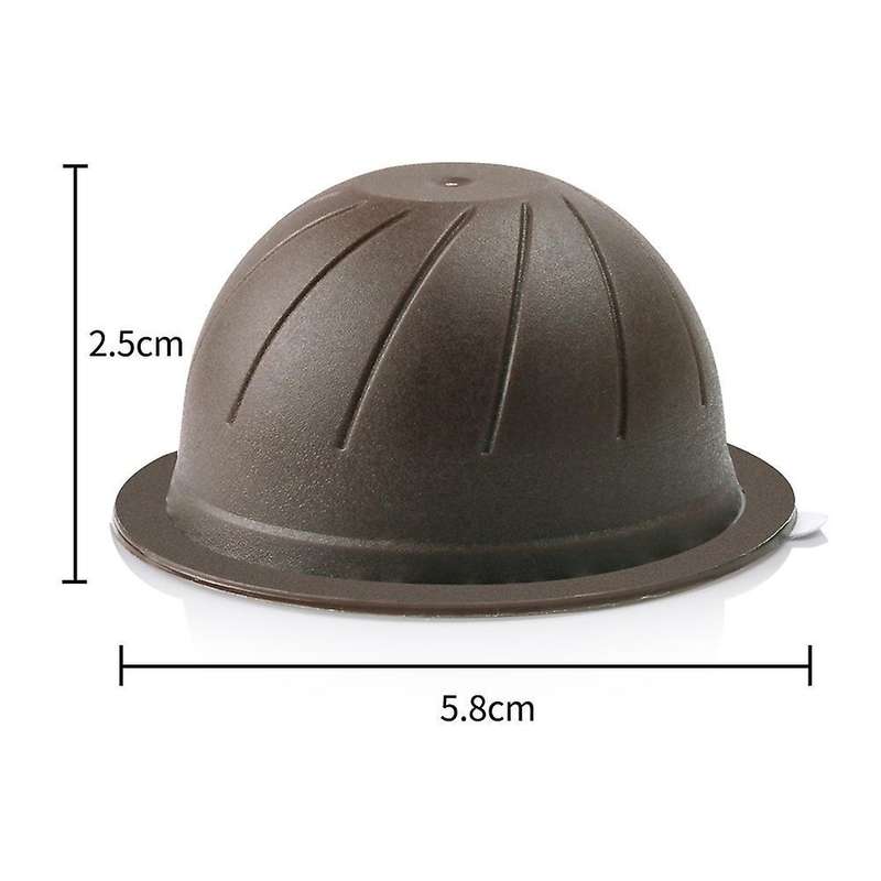 6pcs Reusable Coffee Capsule Cup Filter for Nespresso Vertuo-150ml