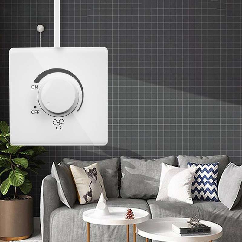 86 Type Ceiling Fan Adjustment Stepless Speed Controller Wall Switch