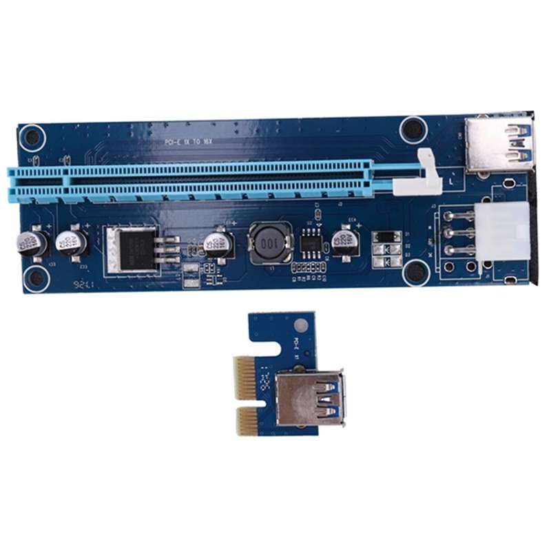 Riser Card Adapter 6 Pin Adapter for Eth Bitcoin Mining