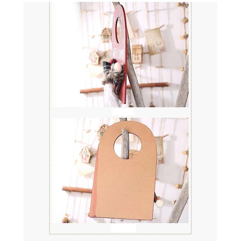 New Year Creative Christmas Decorations Sign Wooden Decor Elk