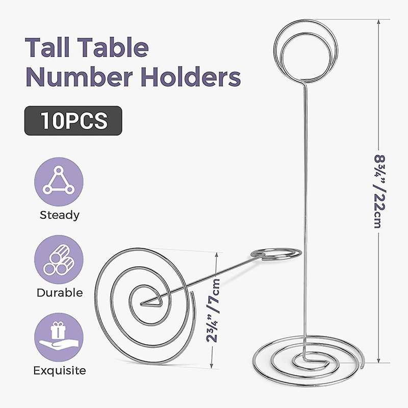 Table Number Bracket 10 Pieces-place The Card Holder Digital Bracket