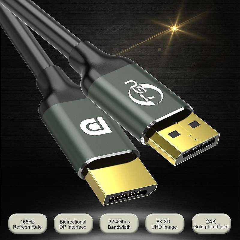 Fsu 1.4 Cable 8k 4k Hdr 144hz 165hz Display Port Adapter 1.5m