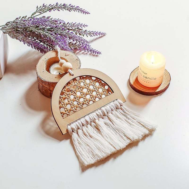 Bohemia Handwoven Macrame Tapestry with Tassels Hanging Decorations