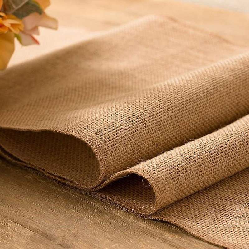 Natural Jute Vintage Table Runner Burlap Hessian Rustic Decorations