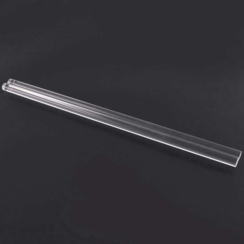 2pcs 10mm Clear Round Perspex Acrylic Pmma Extruded Rod 12" Length