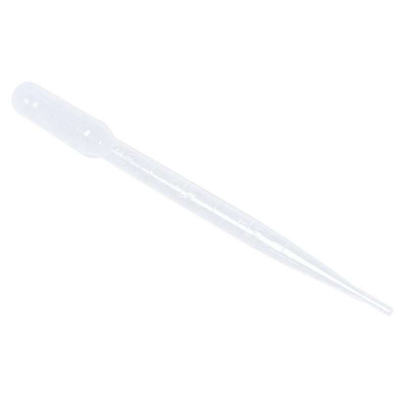 100 Pcs Laboratory Set Clear Plastic Graduated Pipette Droppers 3ml