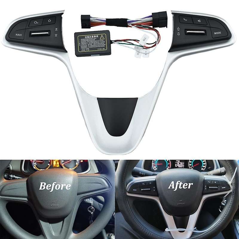 Car Steering Wheel Switch Gps Panel for Chevrolet Sail 2015-2018