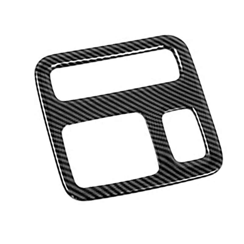 Carbon Fiber Abs Car Roof Reading Light Cover Trim