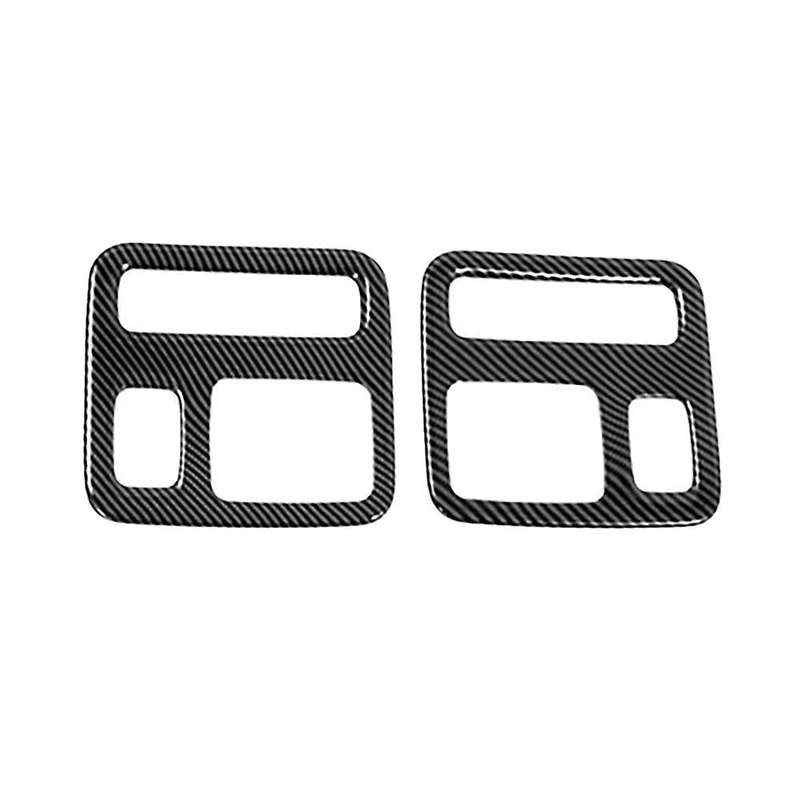 Carbon Fiber Abs Car Roof Reading Light Cover Trim