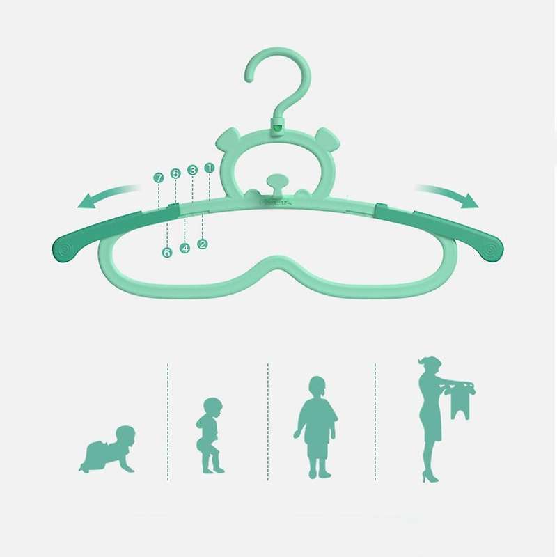 Misuta Baby Clothes Hangers,for Newborn Clothes Adjustable Hanger 1