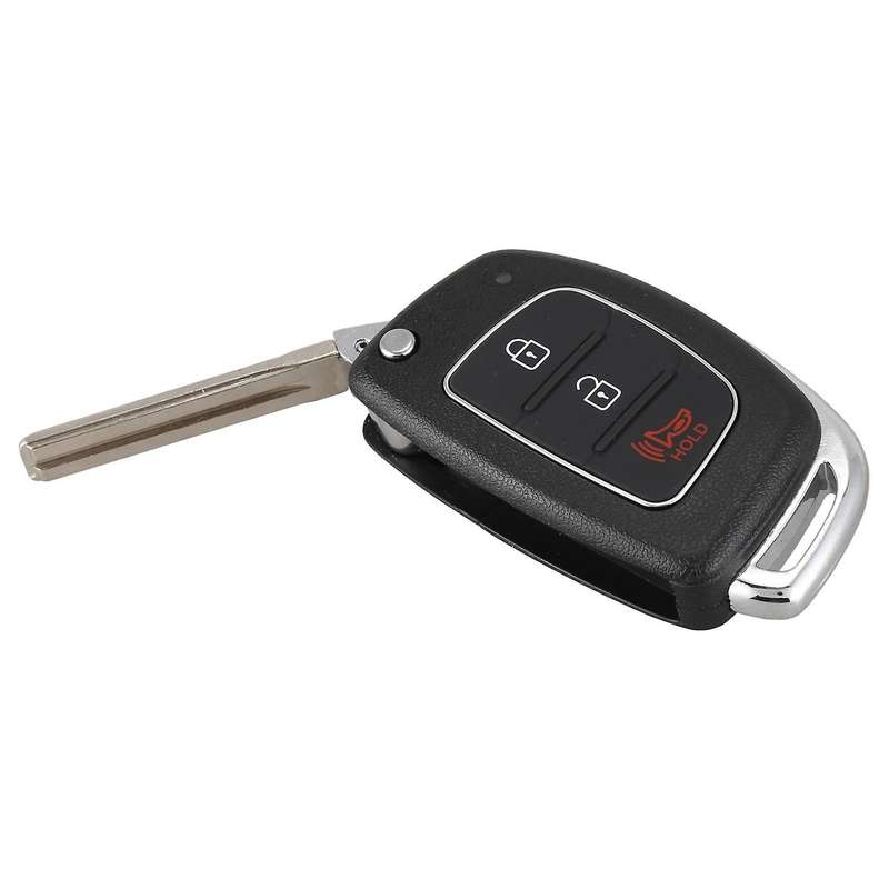 3 Buttons Flip Folding Remote Key Fob Shell Case for Mistra Hyundai