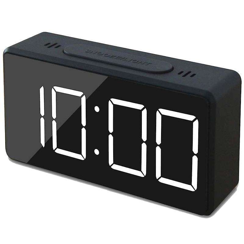 Mini Digital Alarm Clock with Led Time Or Temperature Display 12/24hr
