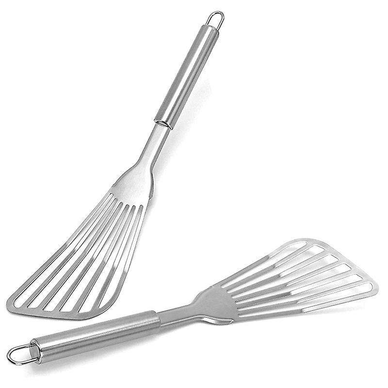 Spatula, 2 Pack Stainless Steel 12.5 Inch Kitchen Spatula with Handle