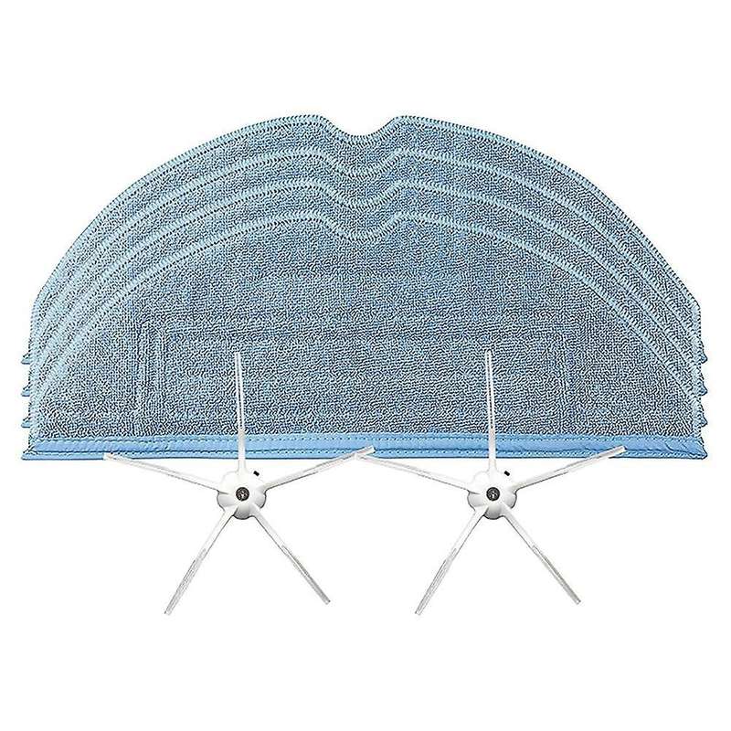 Mop Cloth with Side Brush for Roborock T7s T7s Plus Robot Cleaner B