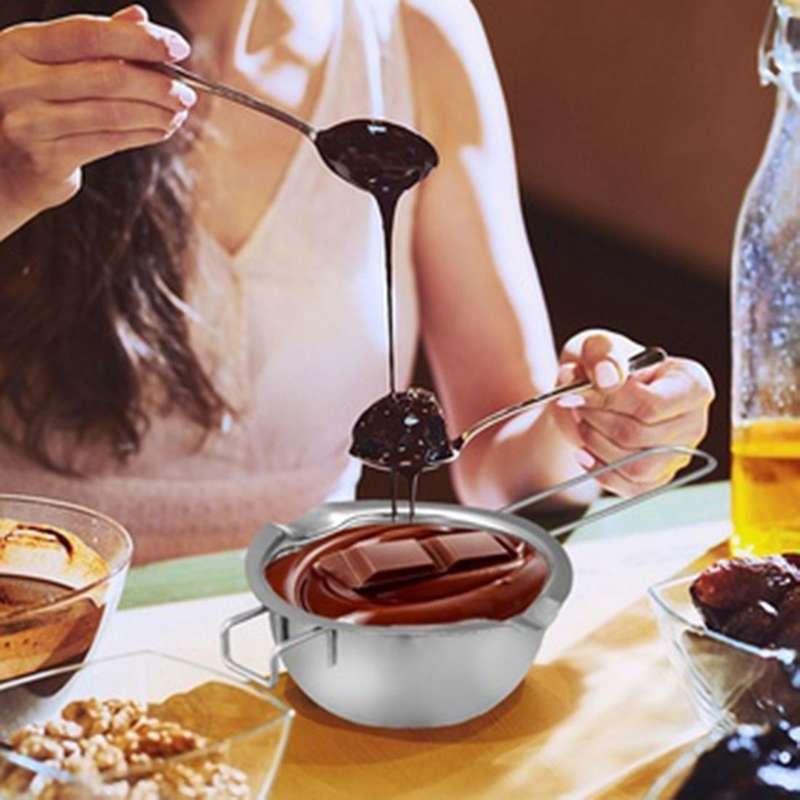 Chocolate Melting Pot(304 Stainless Steel)400ml Double Boiler Butter