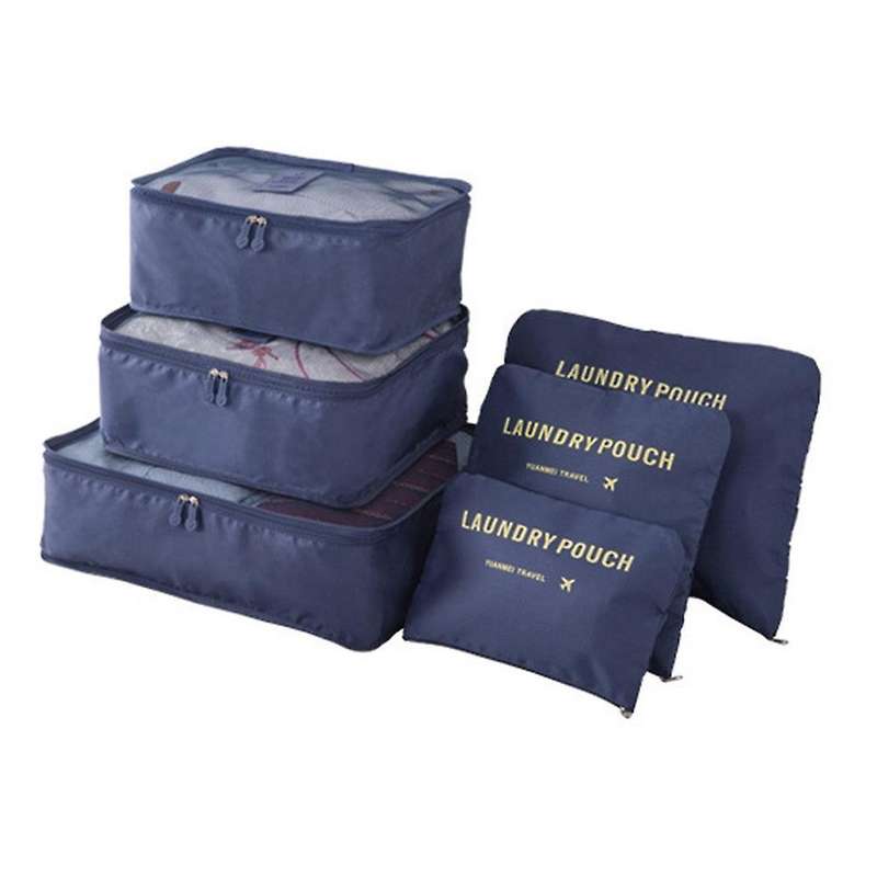 6pcs Storage Bag Set for Clothes Tidy Organizer Wardrobe Suitcase 2