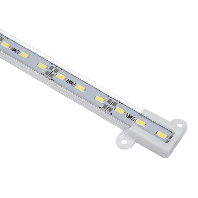 3x 50cm 12v 36 Led 5050 Smd Hard Strip Bar Light Aluminum Rigid White