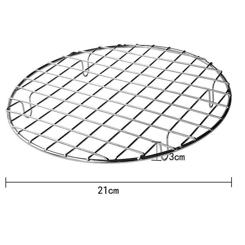 Round Cooling Rack, Roasting Rack Food Steamer Rack Oven Rack 21cm