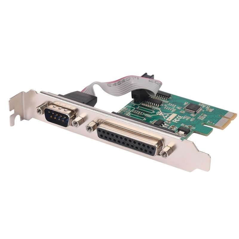 Rs232 Rs-232 Serial Port Com & Db25 Printer Parallel Port