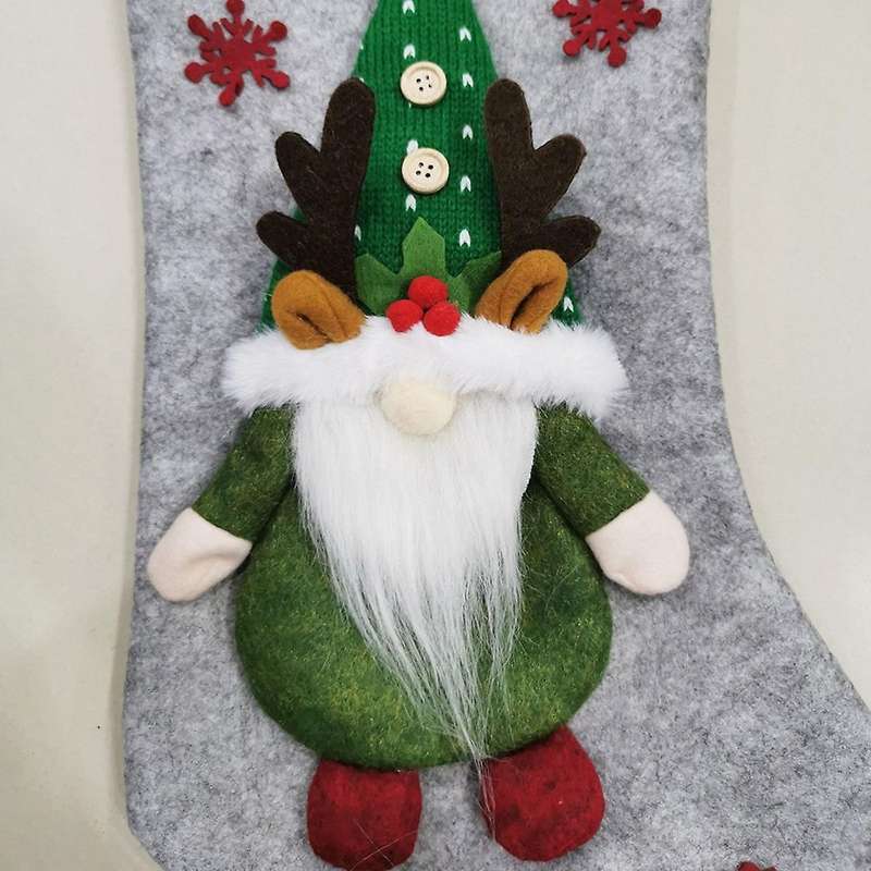 Christmas Gift Doll Christmas Stocking Child Christmas Gift Bag Red