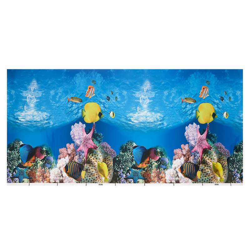 Wallpaper Background Aquarium Decorative Fish Tank Sticker40x82cm