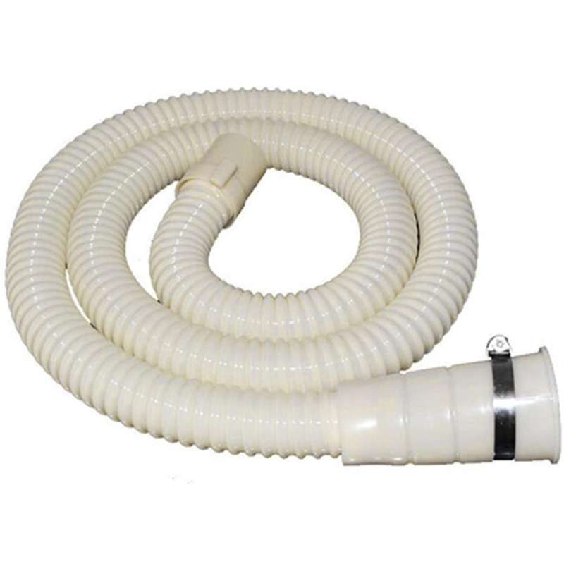 Washing Machine Drain Hose 2-piece Set, with 1 Hose Clamp,1m