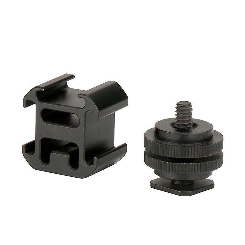 Camera Triple Cold Shoe Adapter,for Led Monitors/flash Video Camera