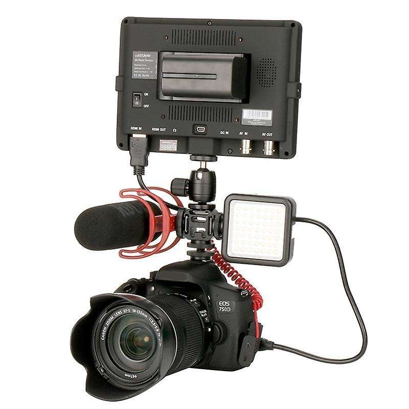 Camera Triple Cold Shoe Adapter,for Led Monitors/flash Video Camera