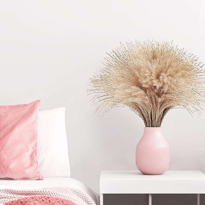 60pcs Pampas Grass, Fluffy Pampas Grass Decor.manually Selected Dried