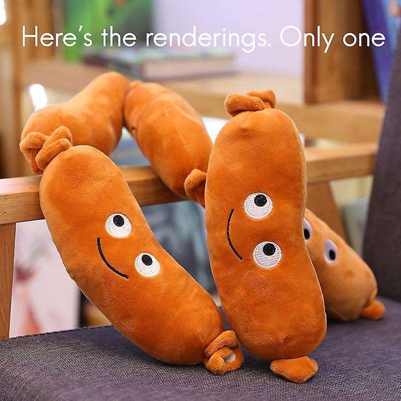 1pc Stuffed Plush Sausage Toys 20cm Mini Stuffed Plush Dolls Pillow