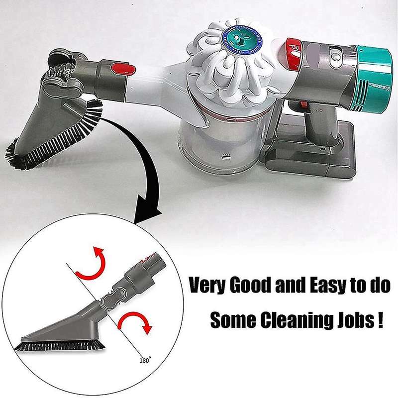 Up Top Nozzle Brush for Dyson V7 V8 V10 V11 Adjust Angle 180 Degrees