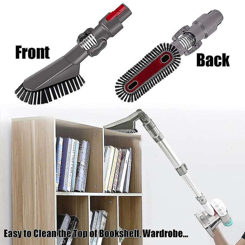 Up Top Nozzle Brush for Dyson V7 V8 V10 V11 Adjust Angle 180 Degrees