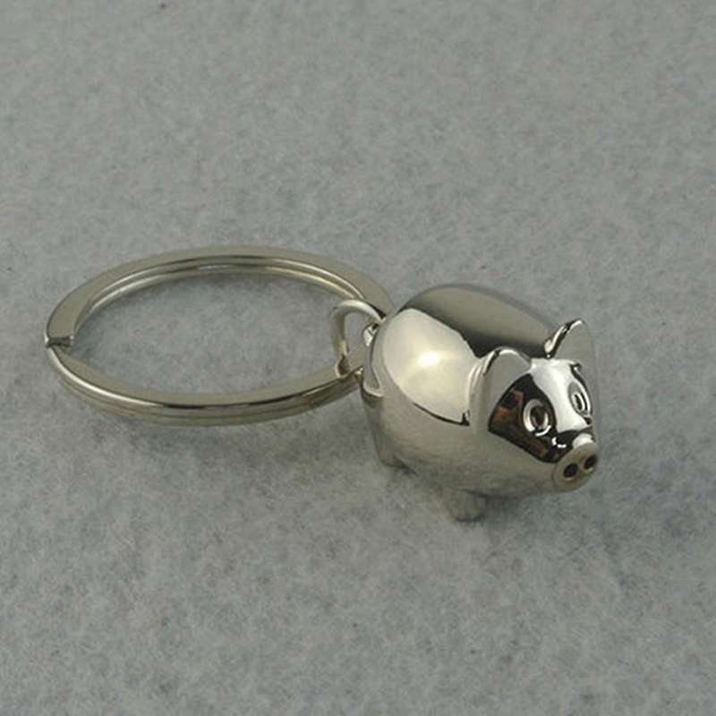 1pc Lovely Mini Pig Keychain Keyring Keyfob Cute Gift Ring