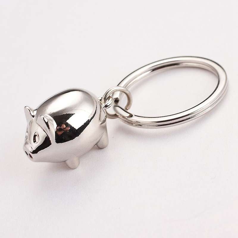 1pc Lovely Mini Pig Keychain Keyring Keyfob Cute Gift Ring
